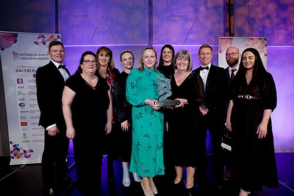 Presented by Margaret McCabe – CEO, PublicJobs.ie (Fourth from Left)