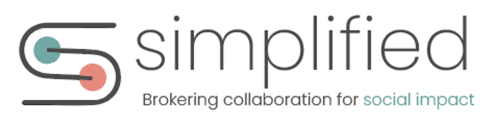 Logo for Simplified - black graphic on white background