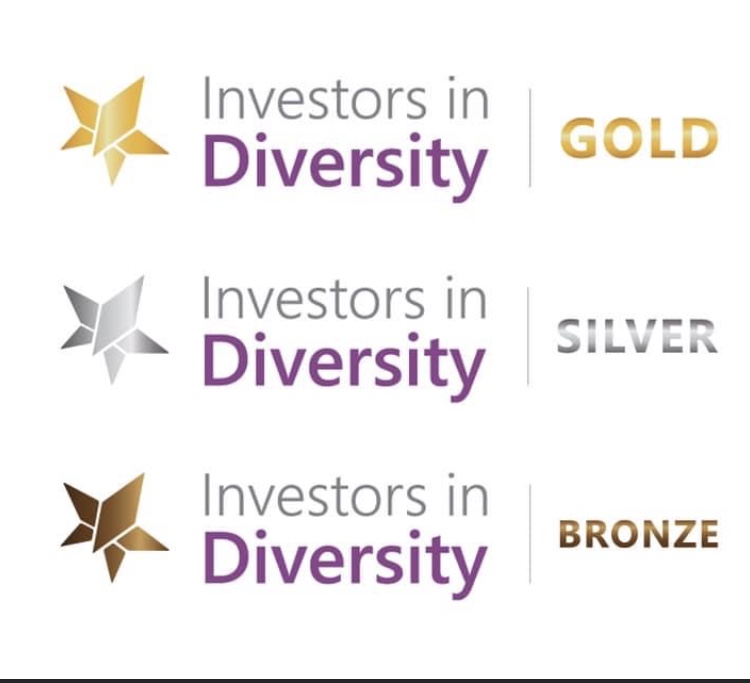 Logos for all three tiers of IiD - Gold, Silver and Bronze - stacked